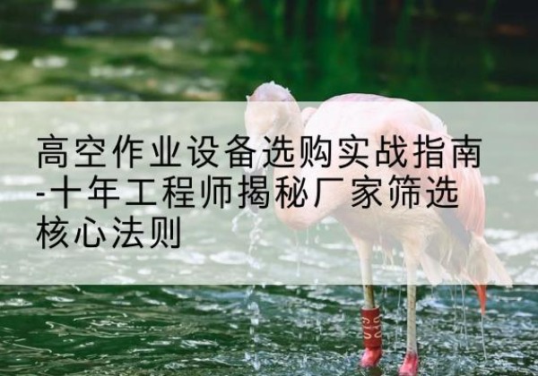 开远剪叉式升降机厂家-高空作业设备选购实战指南-十年工程师揭秘厂家筛选核心法则